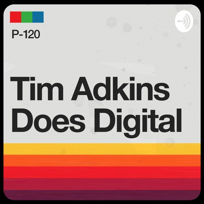 This is the new logo for my podcast, Tim Adkins Does Digital. #podcast #retro #vcr #throwback #logo