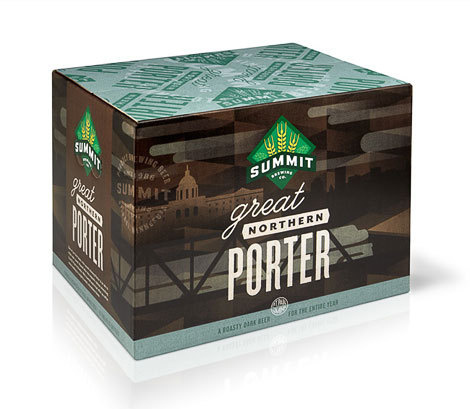 Summit Brewing Porter Case #packaging #beer