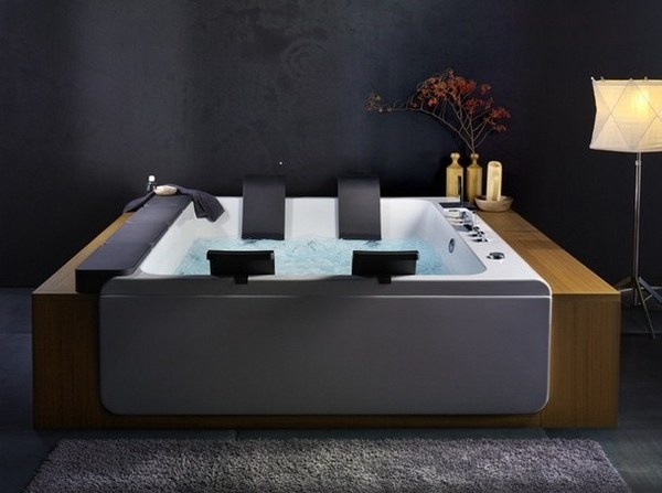 Modern art whirlpool bathtub #artistic #bathroom #furniture #art #bathtub