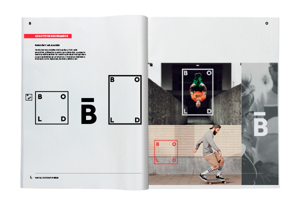 Nice logo applications and bold color