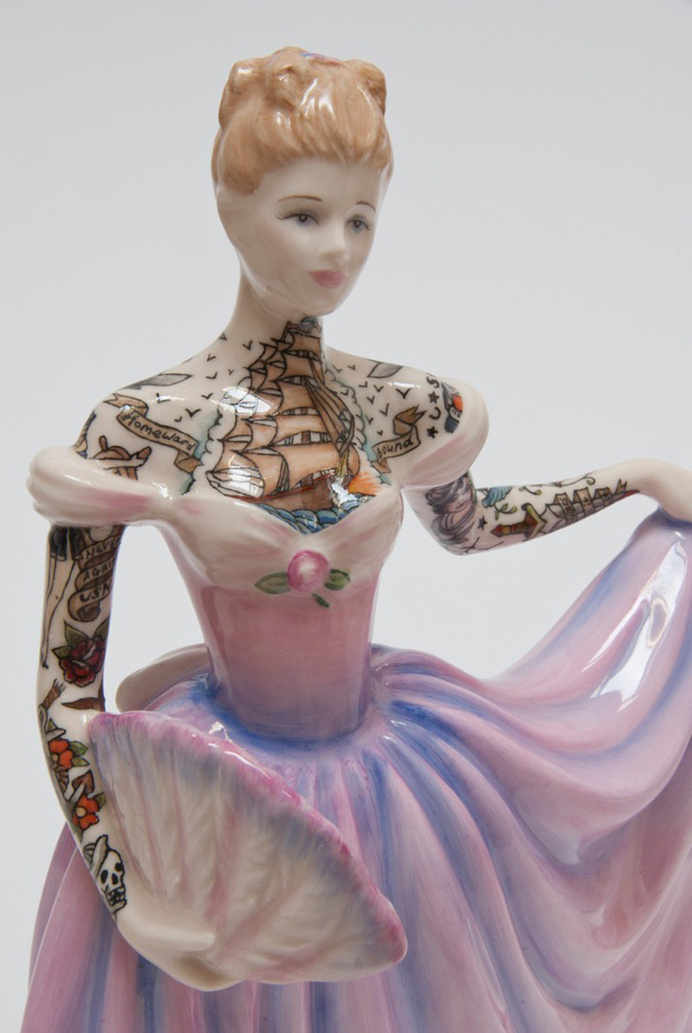 Jessica Harrison #old #porcelain #tattoo #art #work