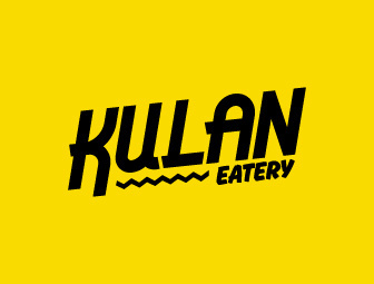 Kulan Eatery Logo Design by Studio Marché // A vibrant Melbourne burger brand. See the logo, packaging, menu and fit-out design by Studio