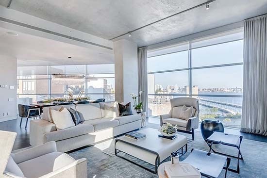 Here's a Look Inside Kim Kardashian's $30 Million New York City Airbnb Penthouse #kimkardashian #NewYork #Airbnb #Penthouse #dreamhome #ho
