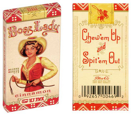 TheDieline.com: Boss Lady #packaging #gum