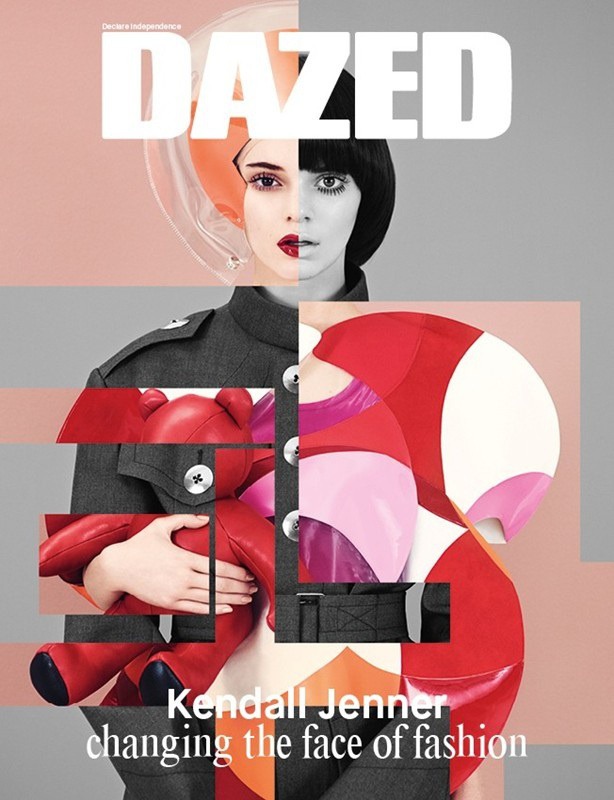 Kendall Jenner Changes Faces for Dazed Winter 2014 Cover