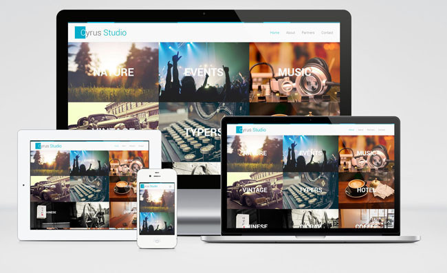 Cyrus Studio – Free Business and Portfolio Bootstrap Template
