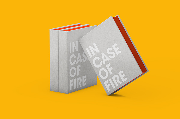 Hardcover Book Mockup on Behance #hardcover #mock #mockup #typography #design #orange #book #cover #up #fire #magazine #green