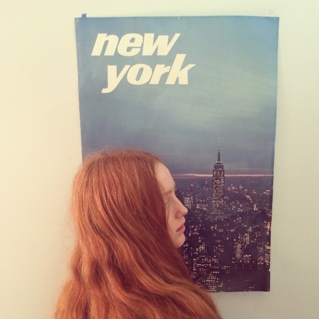 girlsandguns: 🌆🌃🗽 @indiumm #profile #photo #hair #poster #york #ginger #new