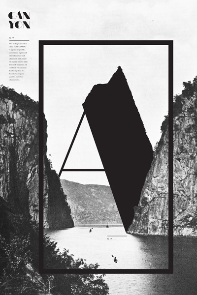 Canyon type #type #typography