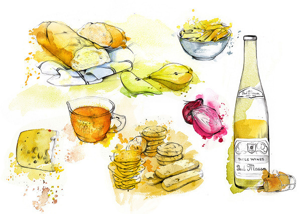 NIDO inineumann #neumann #germany #food #illustration #aquarell #ini #canyon