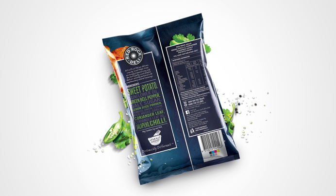 packaging, food, snacks, back