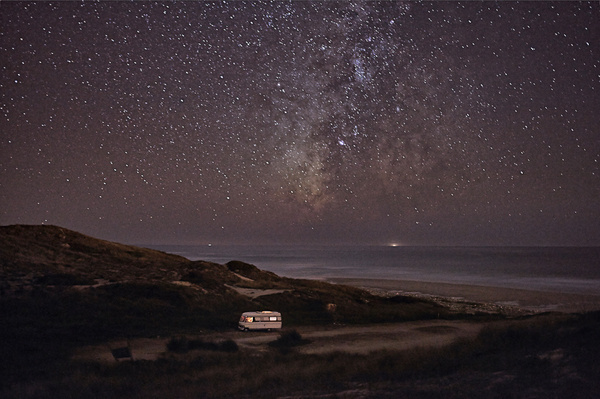 Images Taken Before to Go to Sleep by - Alessandro Puccinelli - A Van in the Sea #camp #portugal #night #trip #photography #sea
