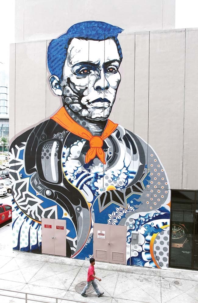 ART ON THE WALLS – Andres Bonifacio (Bonifacio High Street Central, Taguig) by Doppel.