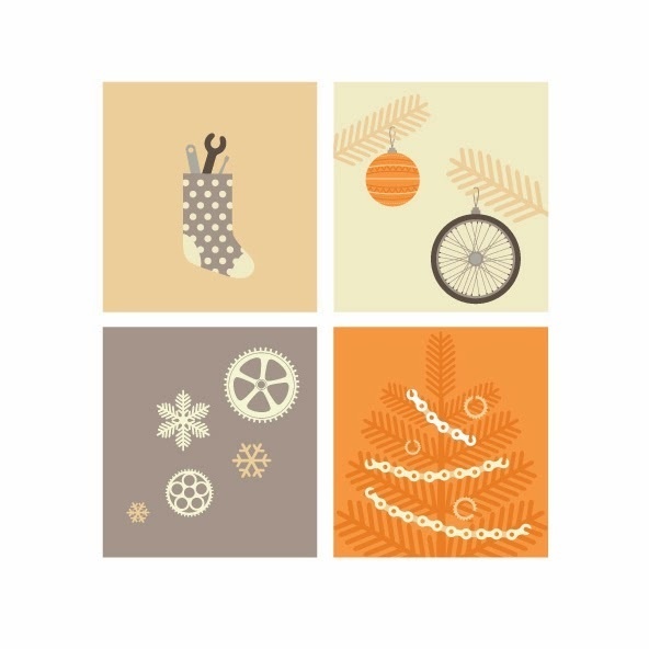 Zaczarowana Walizka #wheels #vector #bicycle #tree #graphics #snow #christmas #chain #bike #cycling #sock