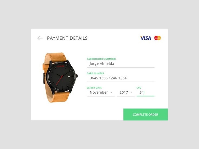 Information scree #visa #form #flat