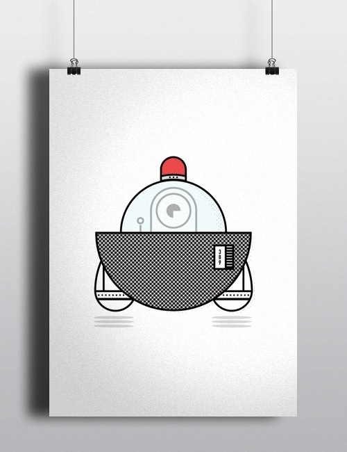 UFO #characters #stroke #illustration #creatures #minimal #aliens #outline #character #ufo #robots
