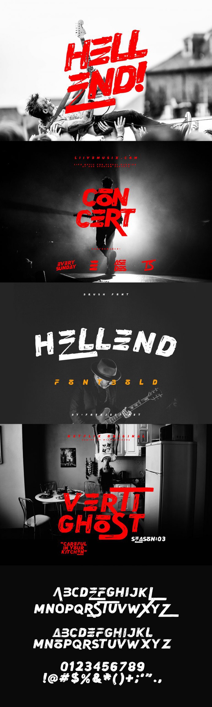 Hellend Brush Font