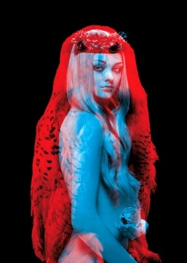 The Layering between Woman and Animal #photography #graphic #animals