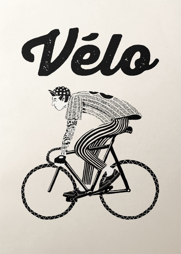 Bicycle Graphic Design – Velo series