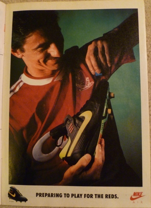 nike air speed ian rush reds advert #nike