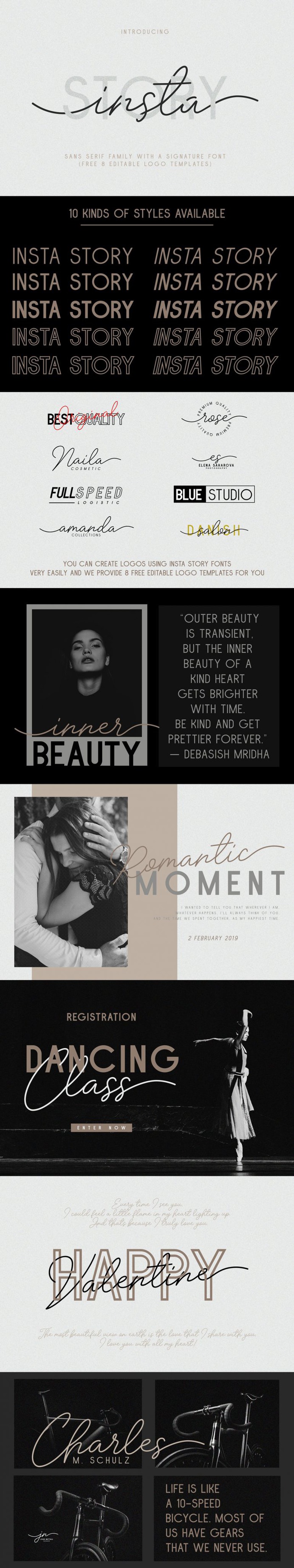 Insta Story // Font duo