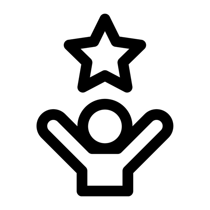 See more icon inspiration related to talent, star, user, gifted, possibility, opportunity, celebration and people on Flaticon.