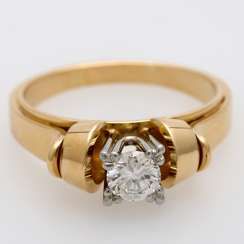 Solitaire Ring with 1 Brillant CA. 0,50 ct,