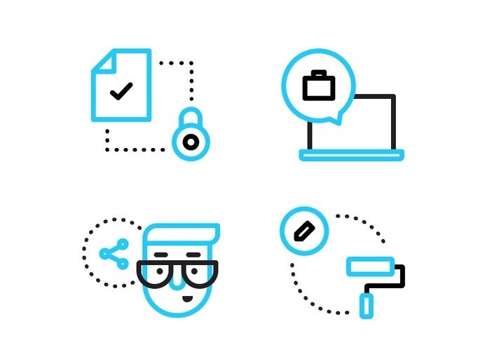 Improvement Illustrations #line #pictogram #icon #sign #picto #symbol