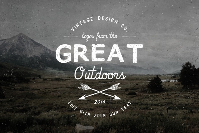Logos from the Great Outdoors #logo design #inspiration #retro #vintage