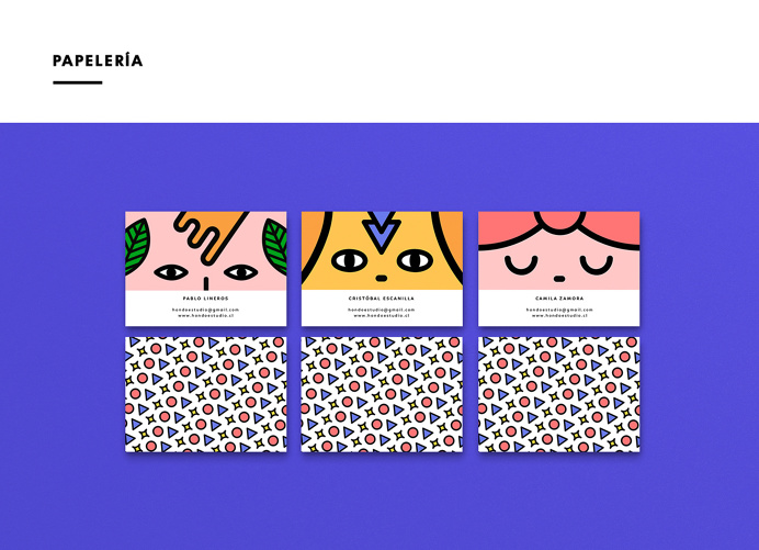 Hondo Estudio minimal flat colorful illustration Camilla Zamora Santiago Chile mindsparkle mag