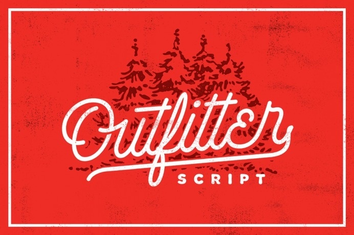 Outfitter Script #typography