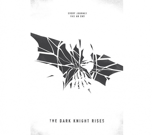 ReckerHouse #rises #knight #the #illustration #poster #minimalist #dark