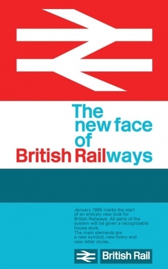 British Rail's double-arrow | Logo Design Love #poster