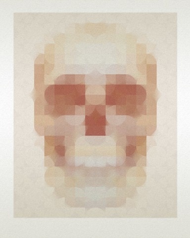 FFFFOUND! #blur #pixel #image #illustration #skull