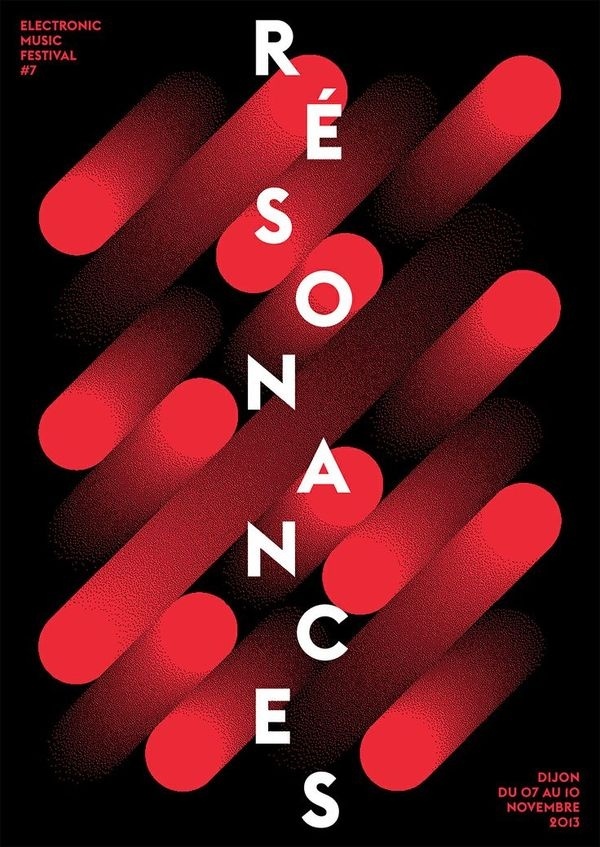 Rxc3xa9sonances, Atelier Tout va bien (Mathias Reynoird & Anna Chevance,xc2xa02013), Type OnlyUnit Editions. #poster #rsonances