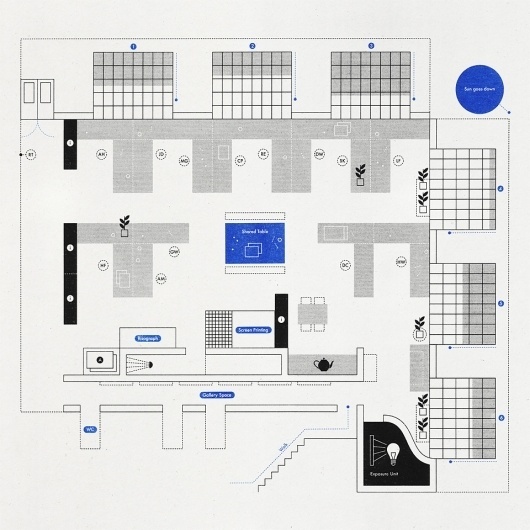 STUDIO MAP : OPEN #map #risograph