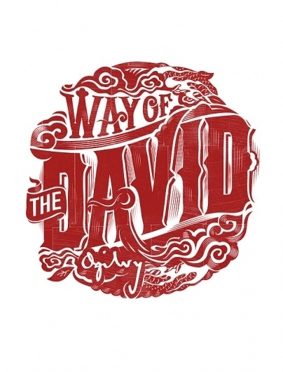 WAY OF THE DAVID on the Behance Network #type