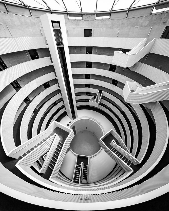 Symmetrical Architectural Photography by Peter Rajkai