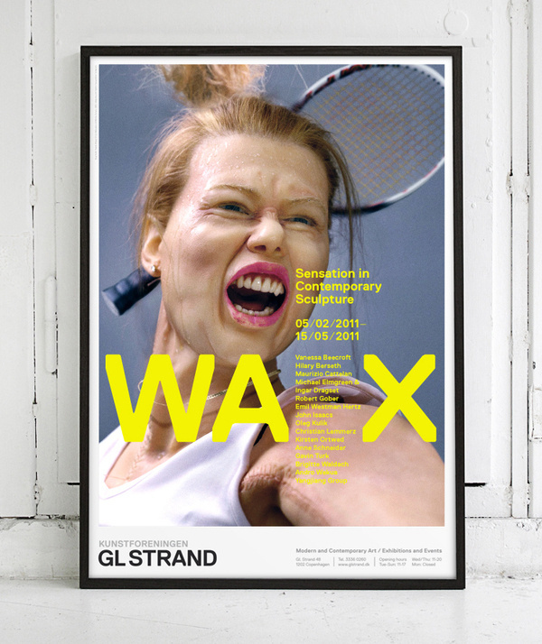 GL STRAND / Modern and Contemporary Art #design #graphic #art #layout #wax #typography