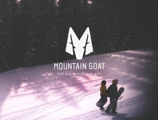 Design Diner #mountain #logo #design #goat