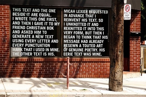 Micah Lexier + Christian Bok - BOOOOOOOM! - CREATE * INSPIRE * COMMUNITY * ART * DESIGN * MUSIC * FILM * PHOTO * PROJECTS #ontological #brilliant #art #collaboration #swords
