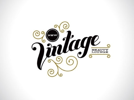 design work life » Chandelarrow Creative: New Vintage Beauty Lounge #type #vintage
