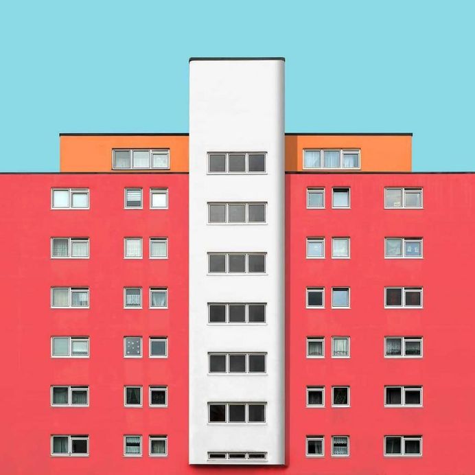Colorful and Minimalist Architecture Photography by Paul Eis