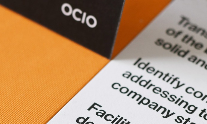 OCIO Brand Cards - Mindsparkle Mag OCIO Studio designed OCIO Brand Cards. It's difficult to design anything for a user or a client that you don't understand. #logo #packaging #identity #branding #design #color #photography #graphic #design #gallery #blog #project #mindsparkle #mag #beautiful #portfolio #designer