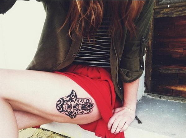 30 Cool Hamsa Tattoo Ideas with Meanings #ideas #tattoo #hamsa