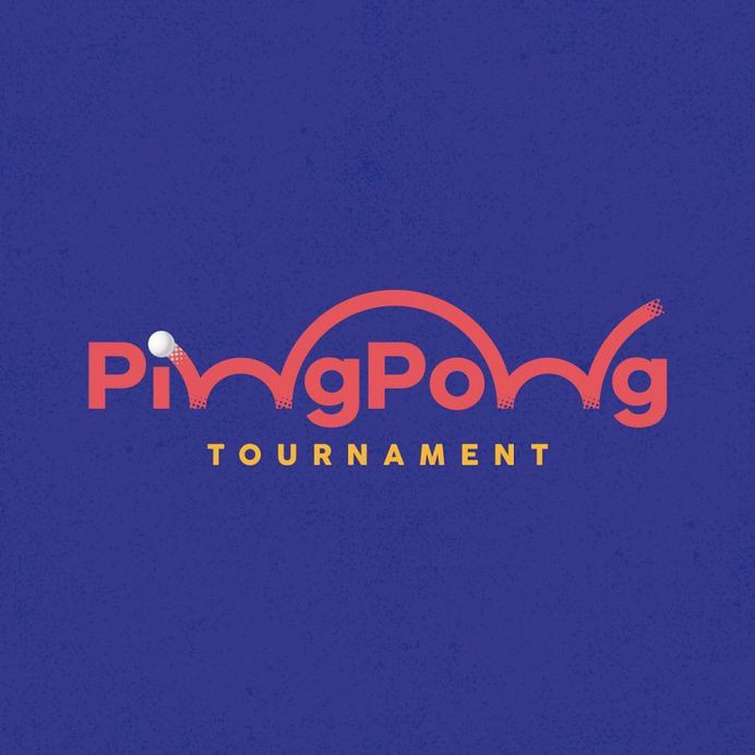 Ping Pong Tournament Logo João Augusto