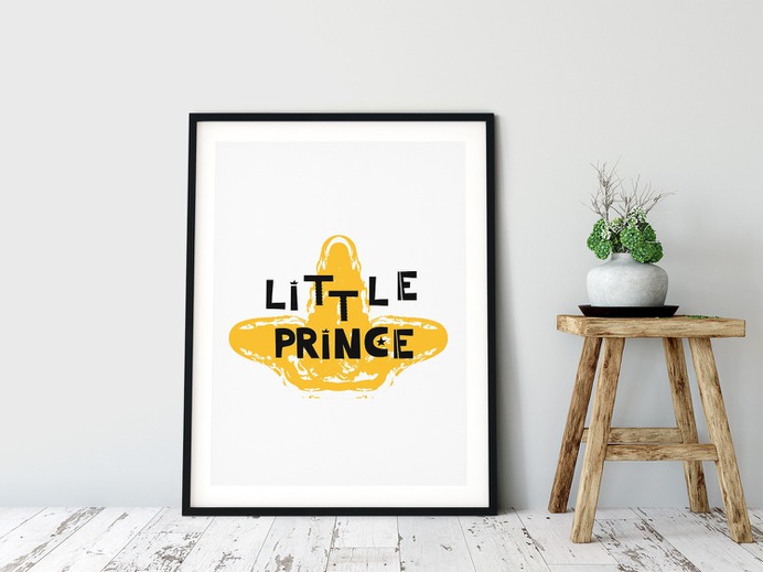 Little Prince Kids Scandinavian Wall Art