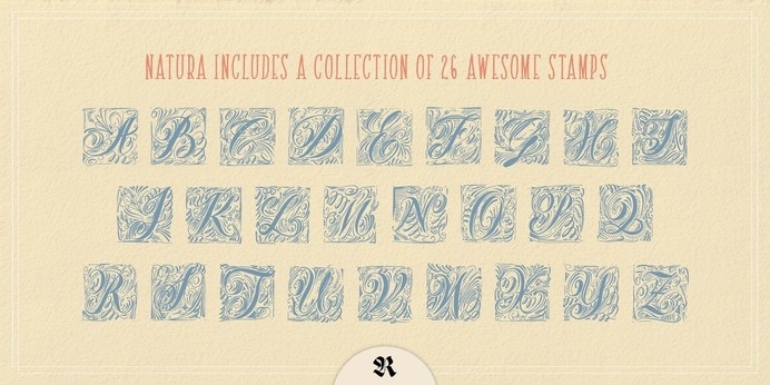 Natura - Webfont & Desktop font « MyFonts #calligraphy #script #writing #nature #handwritten #type