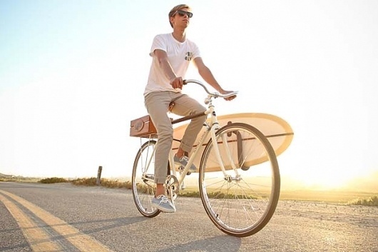 Almond X Linus Summer Bike #road #sun #surfboard #bike