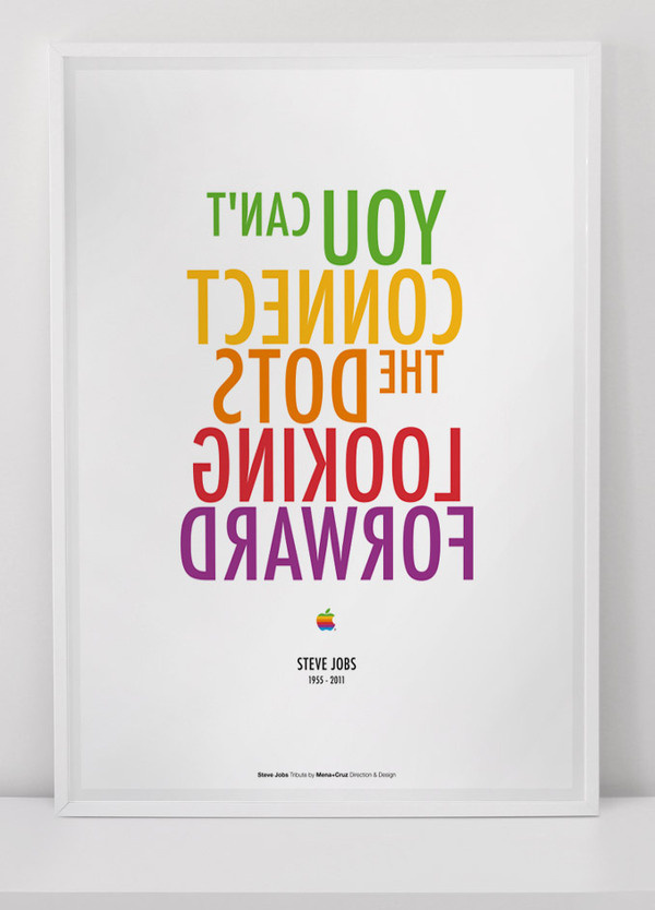 Tributo a Steve Jobs. http://menacruz.com/blog/category/steve jobs/ #tribute #steve #jobs